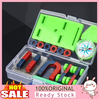 [B_398] DIY Bar Ring Horseshoe Compass s Set Experiment Tool Kids Toy