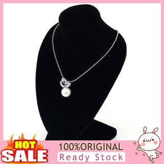 [B_398] Black Mannequin Necklace Jewelry Pendant Display Stand Show Decorate