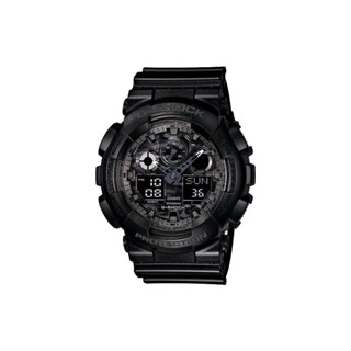 G-shock จีช็อค CASIO คาสิโอ ดูผู้ชาย ชุดบทสนทนาลายพราง GA-100CF-1AJF w1406