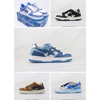 Tennis Nk A BATHING APE “93” BAPE รองเท้าผ้าใบลําลอง ใส่สบาย เหมาะกับการวิ่ง เล่นกีฬา แฟชั่นสําหรับผู้ชาย และผู้หญิง