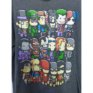 เสื้อยืด มือสอง ลายการ์ตูน DC อก 42 ยาว 28