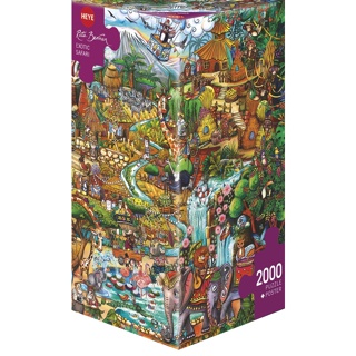 [สินค้าพรีออเดอร์] Heye Exotic Safari jigsaw puzzle จิ๊กซอว์นำเข้า 2000 ชิ้น