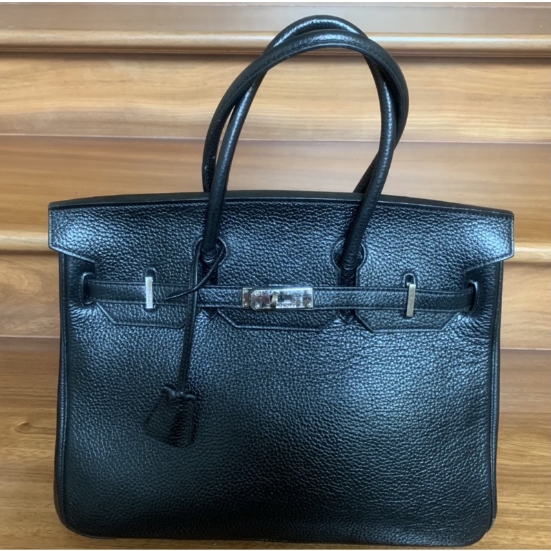 กระเป๋า แอร์เมส Hermes Birkin 35 Black Vintage มือสอง งานลุ้นแท้