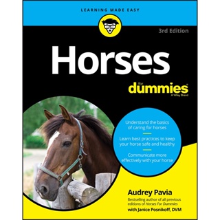 NEW! หนังสืออังกฤษ Horses for Dummies (For Dummies (Pets)) (3RD) [Paperback]