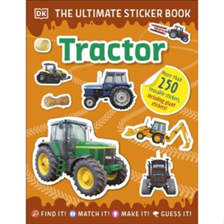 NEW! หนังสืออังกฤษ Ultimate Sticker Book Tractor (Ultimate Sticker Book) [Paperback]