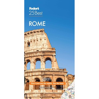 NEW! หนังสืออังกฤษ Fodors Rome 25 Best 2021 (Full-color Travel Guide) [Paperback]