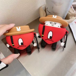 เคสหูฟังซิลิโคน ลายการ์ตูนกระต่าย หัวใจ สําหรับ airpods 3 2021 1 2 pro