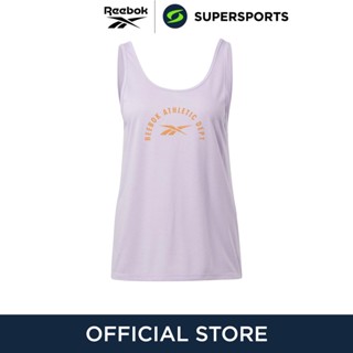 REEBOK Workout Ready Supremium Graphic เสื้อกล้ามออกกำลังกายผู้หญิง เสื้อกีฬา