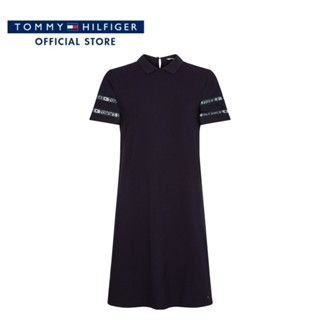 Tommy Hilfiger เดรสผู้หญิง รุ่น WW0WW37419 DW5 - สีกรมท่า