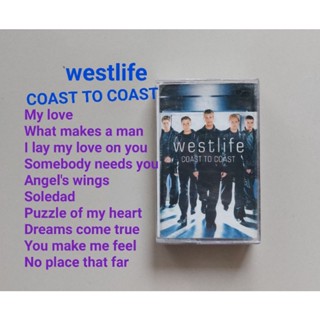 □มือ2 westlife เทปเพลง□อัลบั้ม COAST TO COAST ( ลิขสิทธิ์แท้) (แนว pop).