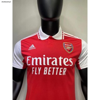 จัดส่งจากประเทศไทย✥●sheetlassshop3เสื้อบอลเกรดเพลเยอร์ ทีมอาร์เซนอล Arsenal Home 22/23  เหย้า เสื้อบอล เนื้อผ้าโพลีเอสเต