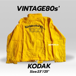 เสื้อแจ็คเกตKodak vintage1980s เสื้อวินเทจแท้100% #A1