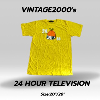 เสื้อวินเทจ24 Hour televisionปี2012 เสื้อวินเทจแท้100% #A1