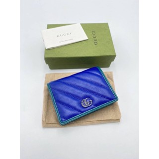 New Gucci Wallet สีน้ำเงิน สวยมากกกหายากคร้า***สนใจเช็คสต๊อกก่อนค่ะ