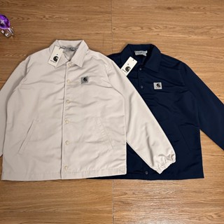 carharttKahart Classic Mountain Small Standard Coach Jacket ฤดูใบไม้ผลิปกcityboyแบรนด์ Tideins S5QO