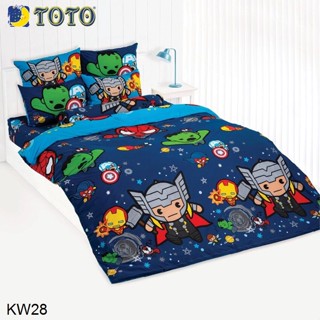 Toto ผ้านวม (ไม่รวมผ้าปูที่นอน) มาร์เวล คาวาอิ Marvel Kawaii KW28 #โตโต้ ผ้าห่ม