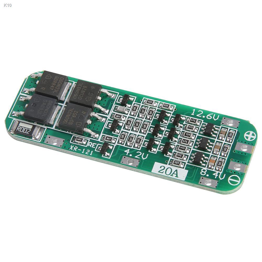 3S 12.6V 20A Lithium Battery Protection Board 18650 LiPo Cell BMS PCBAuto Recovery