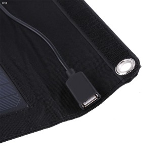 5W Power Waterproof Foldable Mobile Bank 5V Solar Outdoor Panel USB Charger