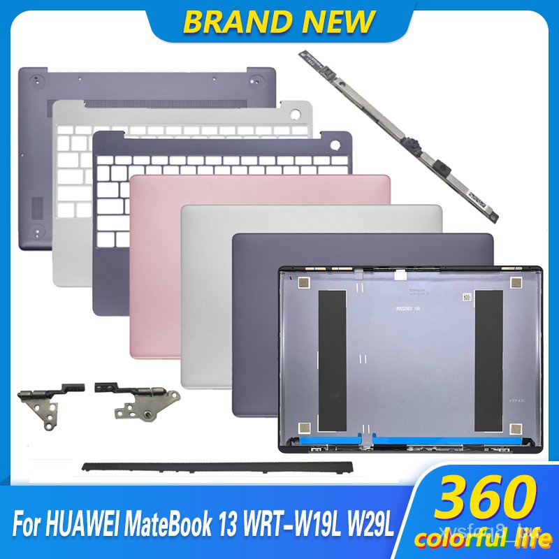 ใหม่สำหรับ HUAWEI MateBook 13 W29L WRT-W09 HN-W19R LCD ปกหลัง Palmrest Upper Case แป้นพิมพ์ด้านล่าง Cover