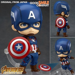 งานแท้ Good Smile Marvel Avengers มาร์เวล Captain America Steve Rogers Heros กัปตันอเมริกา สตีฟ โรเจอร์ส Nendoroid