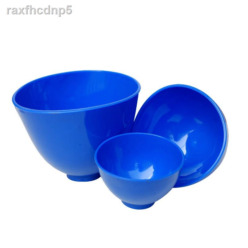 Flexible Rubber Plastic Mixing Bowl Cup Dental Hygienist Alginate Mixing Spatula