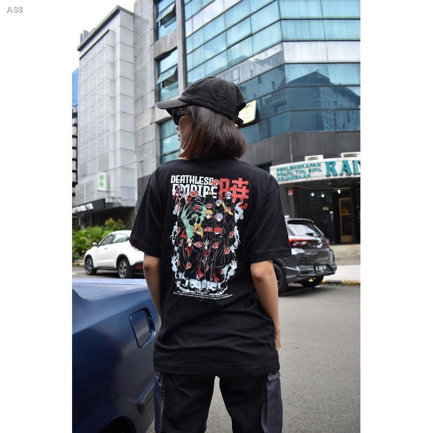 HITAM Deathless T-Shirt | Akatsuki | Black | Anime NARUTO SERIES