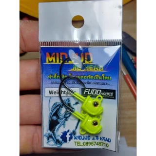 หัวจิ๊กมิดจั๊ด(Midjud Jig Head) ขนาด 3, 3.5, 5, 7, 10 กรัม