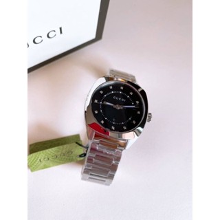 🎉⌚มี 2เรือน หน้า ขาว /หน้าดำ 
💕⌚นาฬิกาข้อมือ NEW GUCCI LADIES GUCCI GG2570 WATCH YA142404