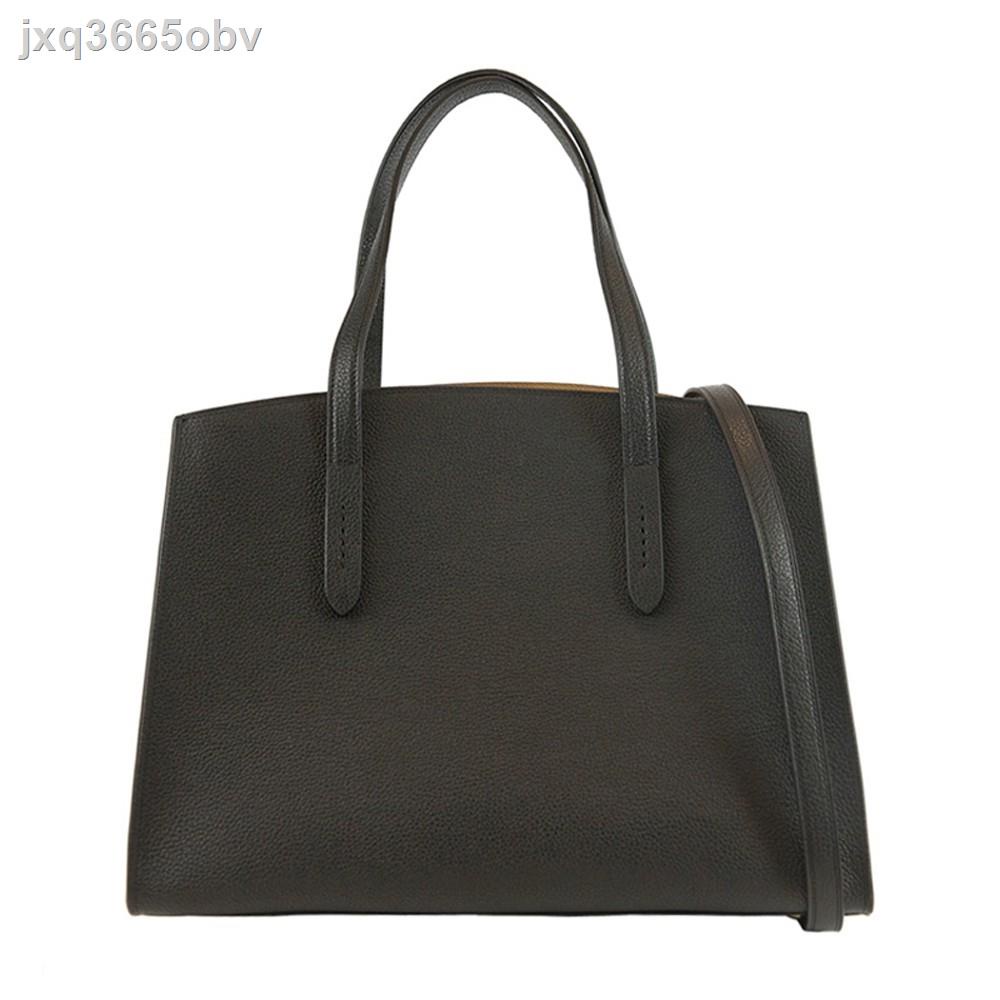 ○◇♧Coach Charlie Carryall Shoulder Bag for Women in Black/Light Gold - 25137-LIBLK