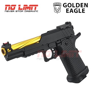 บีบี กันอัดแก๊ส Golden Eagle 3337 โมเดล Hi-CAPA 5.1 แต่งซิ่ง แถมฟรีอุกกรณ์พร้อมเล่น มีกล่องเคสแข็งให้ สินค้ามือ 1