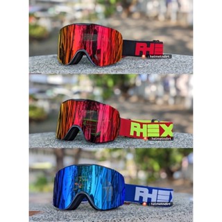 (ส่งฟรี!!!) แว่นวิบาก RHEX รุ่น เลนส์แม่เหล็ก มี 3 สี พร้อมอุปกรณ์ในกล่อง