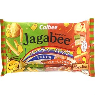 【ส่งตรงจากญี่ปุ่น】 Calbee Jagabee Party Pack 96 กรัม