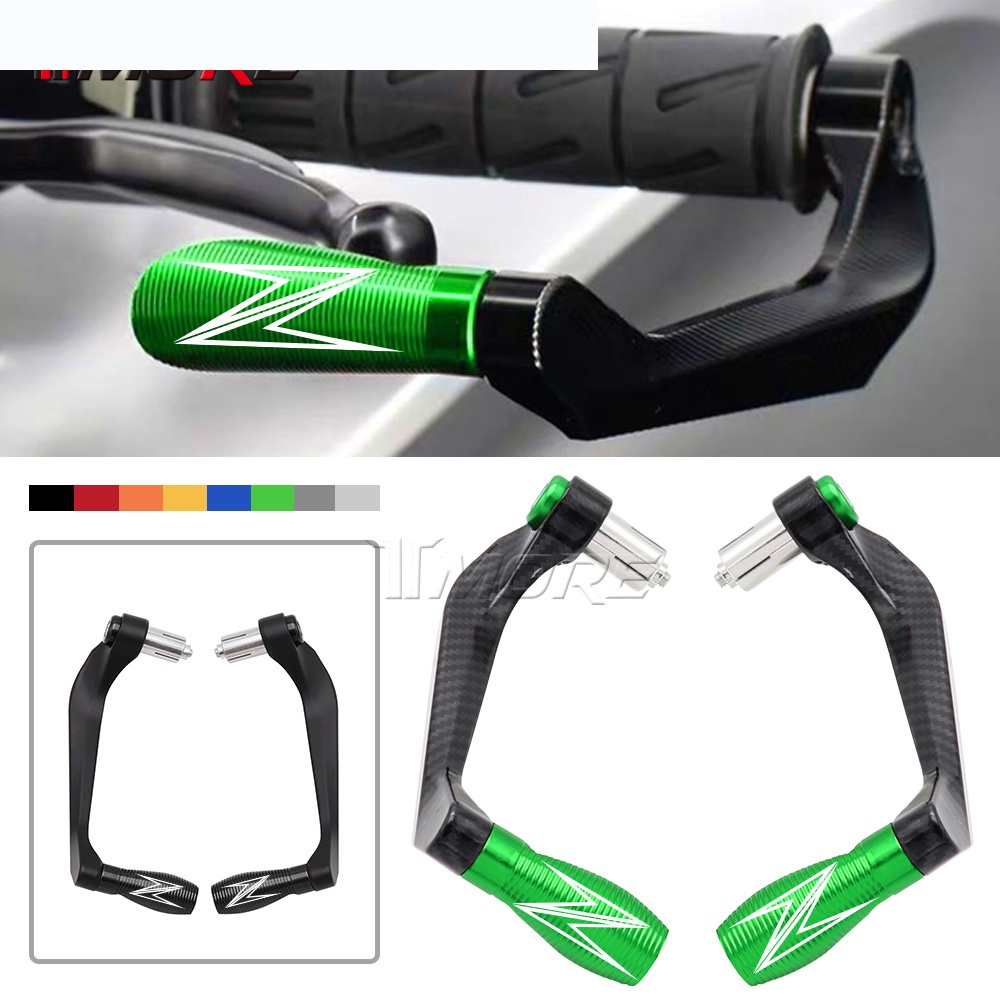 T- KAWASAKI Z300 Z400 Z650 Z750 Z800 Z900 Z1000 รถจักรยานยนต์ Handlebar Grips Guard คลัทช์เบรค Lever