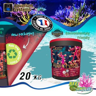 Aquarium Systems Reef Crystal Salt 20 กก.เกลือแร่ธาตุสูงจากฝรั่งเศส ที่ปฎิเสธ No3 และ Po4 มาตั้งแต่กำเนิด