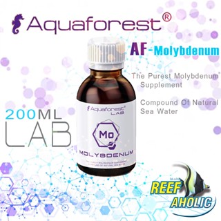 Aquaforest Molybdenum Lab 200ml โมลิดินัม  แร่ธาตุรอง ของแร่ธาตุรองอีกที แต่มีนัยยะที่เกื้อหนุนกันกับสิ่งมีชีวิตในตู้