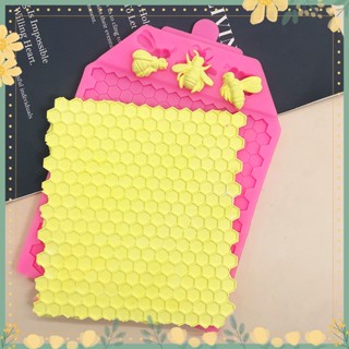 Fondant Mold Honeycomb Pattern Not Sticky Silicone Decorating Tools Chocolate Mold for Baking