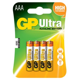 ถ่านอัลคาไลน์ 24AU2-U8 AAA (แพ็ค 8 ก้อน) GP Ultra 1 แพค ของแท้ ออกใบกำกับภาษีได้