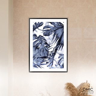 CHIC REPUBLIC SHADE OF BLUE-B/50x70,ภาพติดฝาผนัง - สี หลากสี