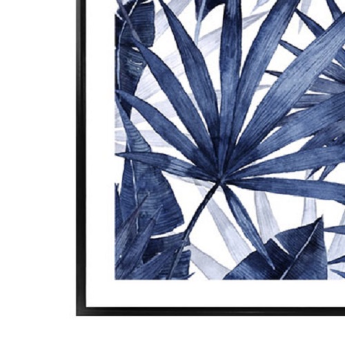 ภาพติดฝาผนัง CHIC REPUBLIC รุ่น SHADE OF BLUE-A/50X70 สีดำ/หลากสี_3
