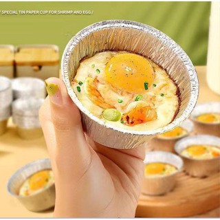 ถ้วยฟอยล์ 125ML 8*5.6*3.6CM 10/20/30ใบ AG666