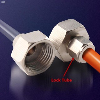 1pcs Female Thread Straight  Through Copper Material Pneumatic Screw PCF Quick Connectors Fitting Gas Hose One Touch Pus