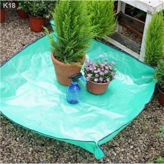 100*100CM Planting Mat Gardening Potting Mat Gardening Pad Waterproof Reusable Flower Gardening Mats Transplanting Folda