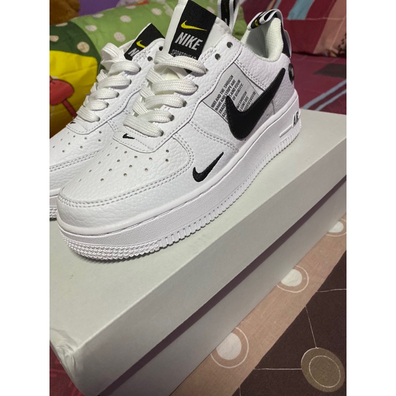 รองเท้าผ้าใบ nike►Nike Air Force 1”LV8 Utility” Whit-Black