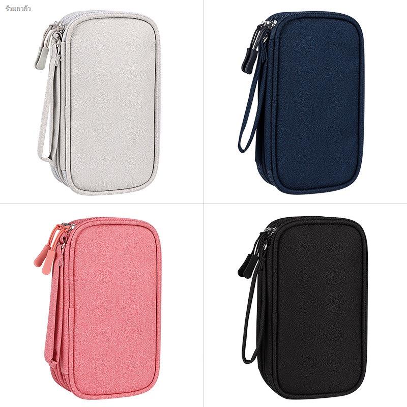 Portable Power Bank Storage Bag USB Cables Charger Holder Cable Organizer Pouch Case Travel Electronic Bag Accessories