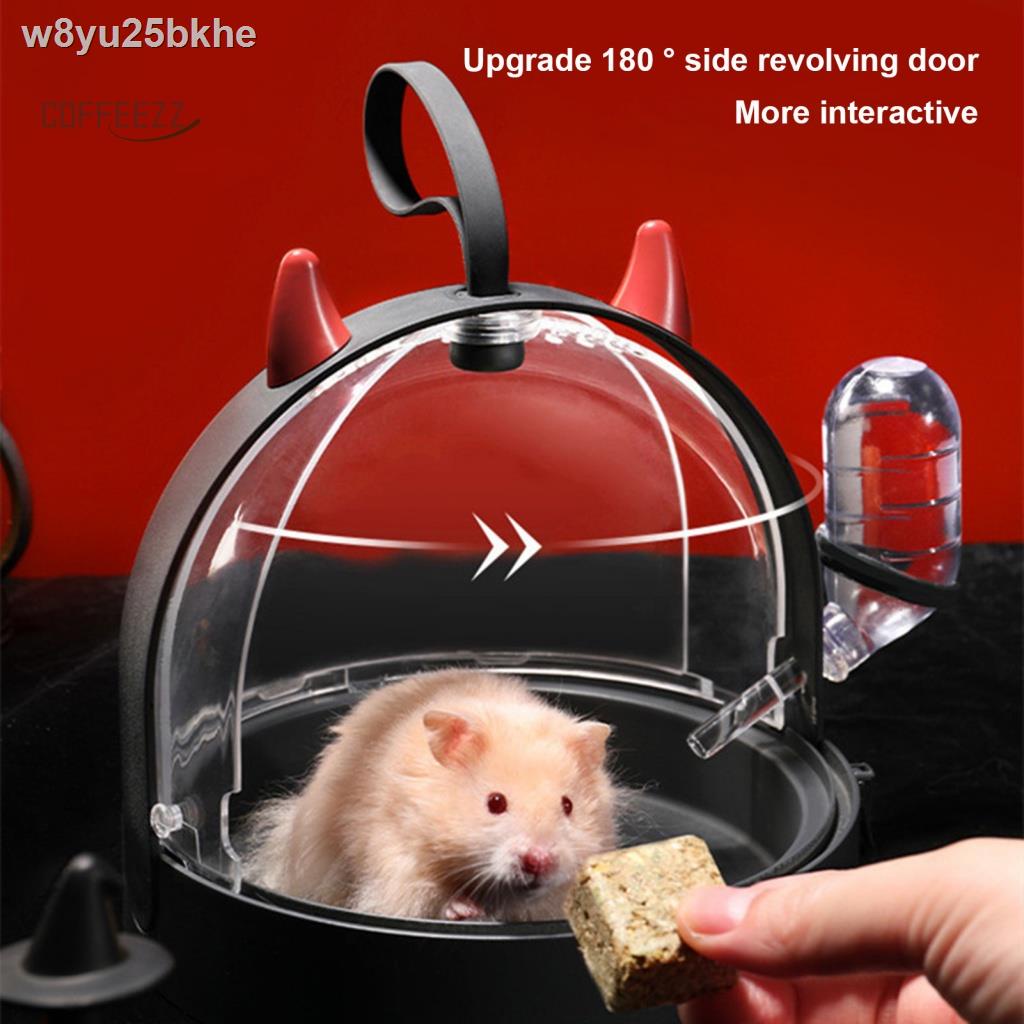 coffeezz Vent Holes Hamster Cage Pet Accessories Small Animal Chinchilla Guinea Pig Travel Cage Port