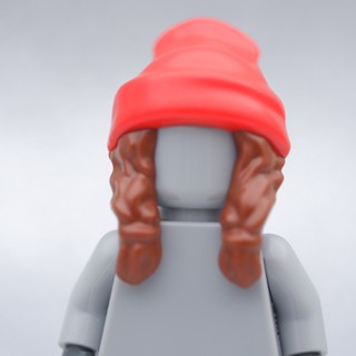 LEGO Red Beanie Hair HEADGEAR - LEGO® Minifigures Authentic เลโก้แท้