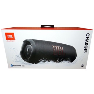 JBL Charge 5 Portable Waterproof Bluetooth Speaker with Built-in Powerbank (Black)