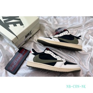 👟🔥Nike Jordan 1 low " Travis Scott Olive “ Size 36 - 46