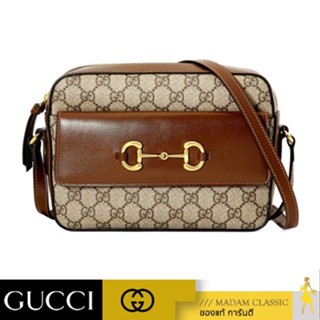 ของแท้ 💯% กระเป๋า GUCCI HORSEBIT 1955 SMALL SHOULDER BAG (BEIGE/EBONY/BROWN) [64545492TCG8563]