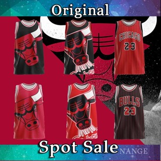 เสื้อกีฬาบาสเก็ตบอลแขนกุด ลายทีม Rodman Raven Pip Wade HM8 Bulls Jersey NO 23 สไตล์อเมริกัน สําหรับผู้ชาย